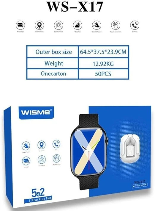 ساعت هوشمند wisme مدل ws_x17