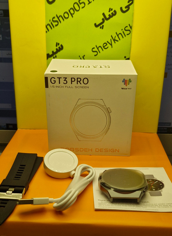 ساعت هوشمند صفحه گرد مدل gt3 pro