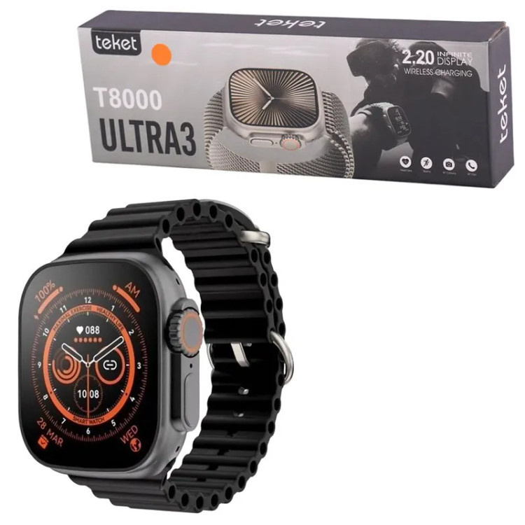 ساعت هوشمند طرح اپل واچ الترا مدل T800 ultra 3