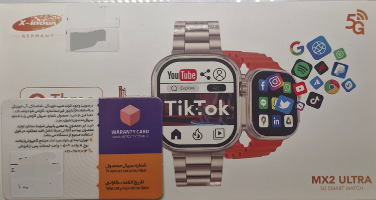 ساعت هوشمند طرح اپل واچ التراmx2 ultra با قابلیت سیم کارت خور سایز 49 مدل اصلی شرکتی